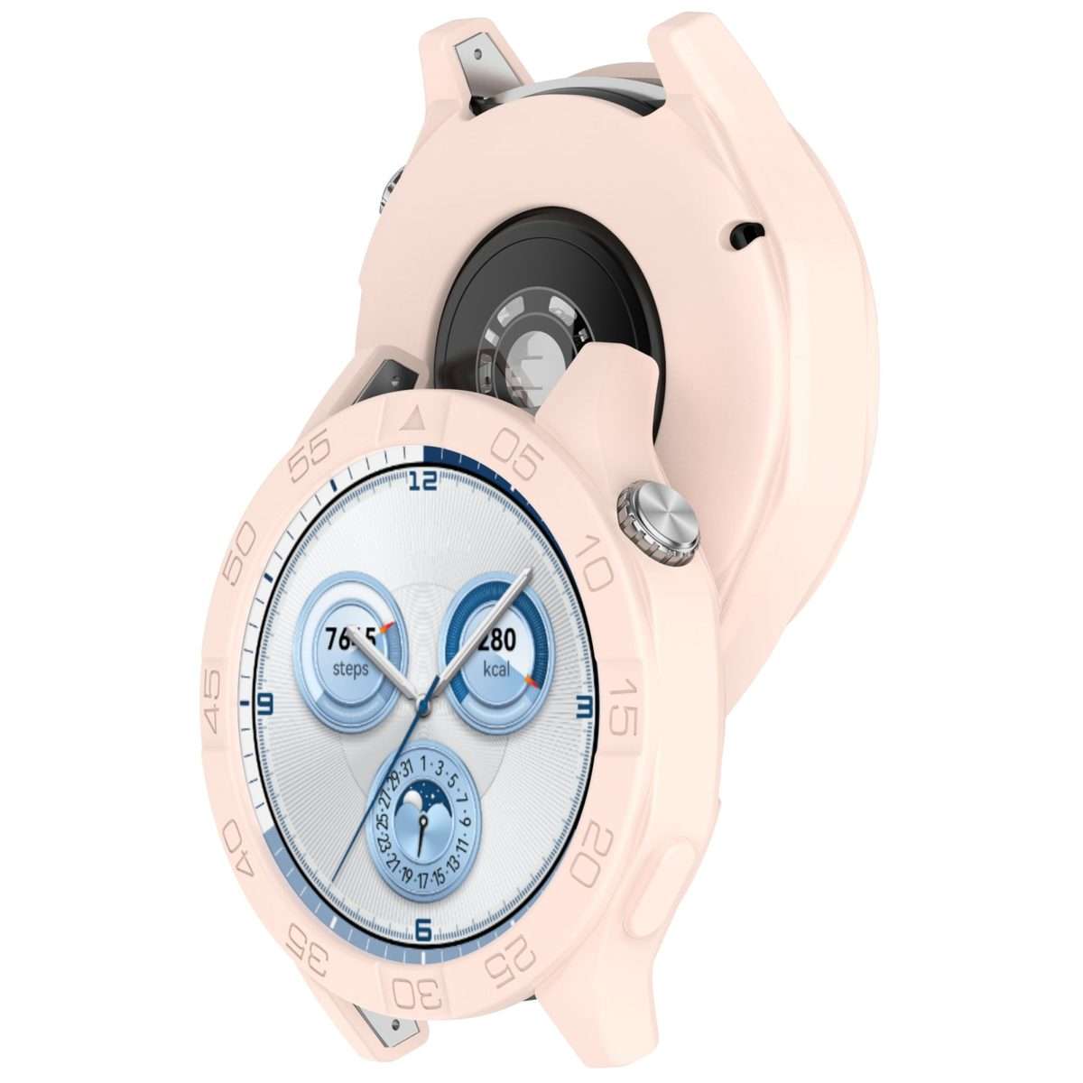 For Huawei Watch GT 5 / GT 5 Pro 46mm Silicone Watch Protective Case(Pink)