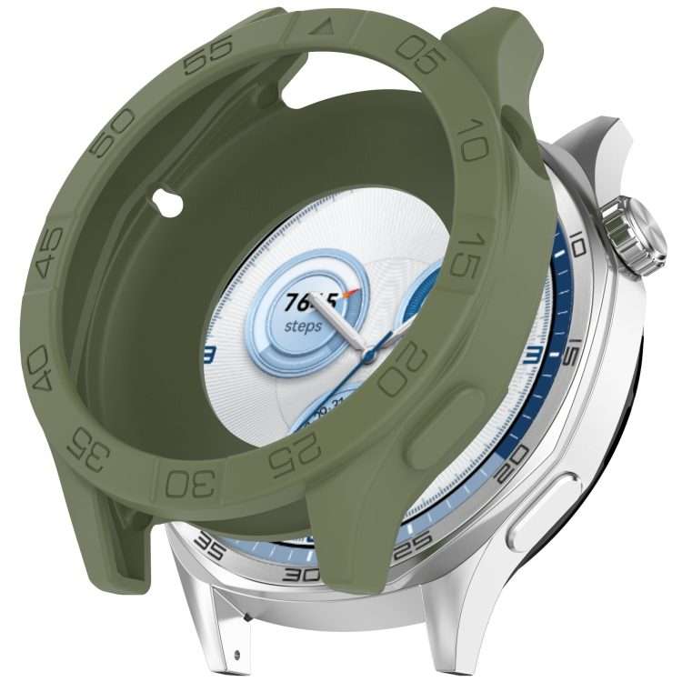 For Huawei Watch GT 5 / GT 5 Pro 46mm Silicone Watch Protective Case(Green)