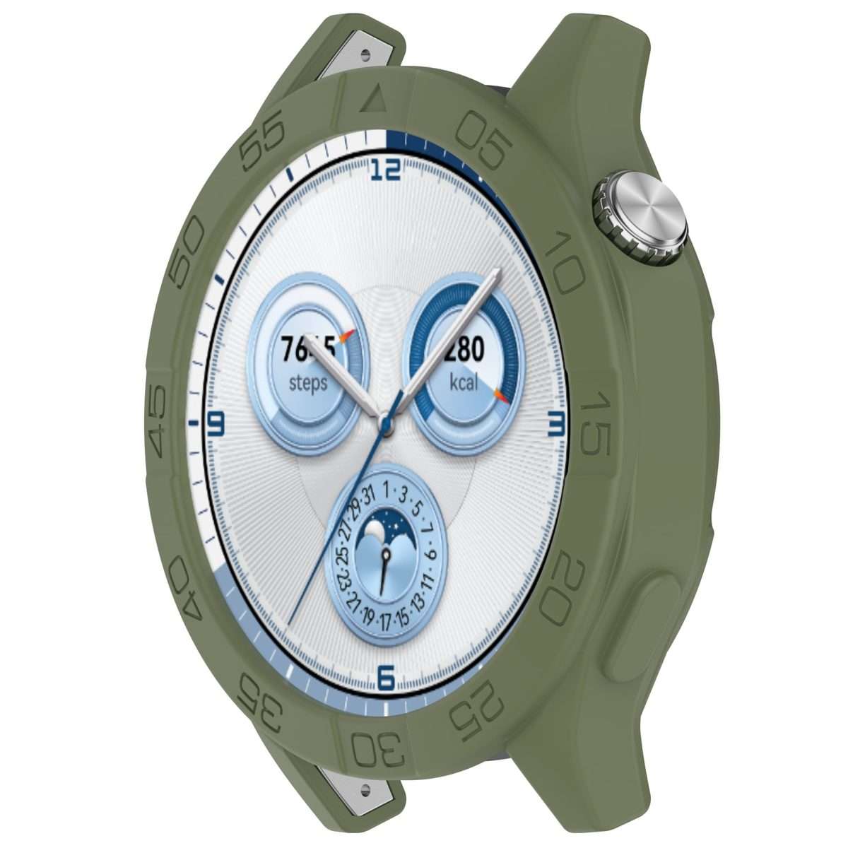 For Huawei Watch GT 5 / GT 5 Pro 46mm Silicone Watch Protective Case(Green)