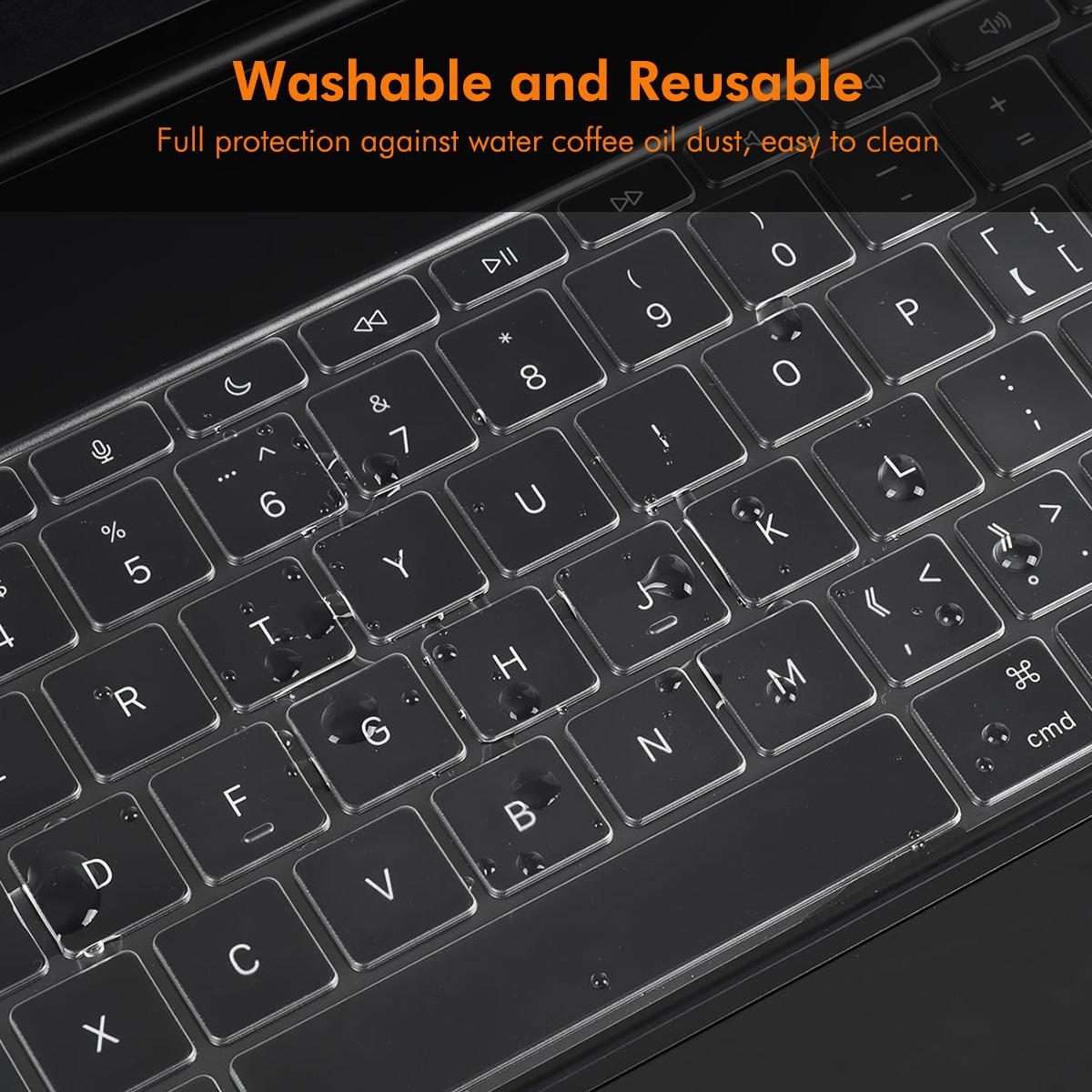 For iPad Pro 11 M4 2024 ENKAY US Version Magic Keyboard Cover Soft TPU Protective Film