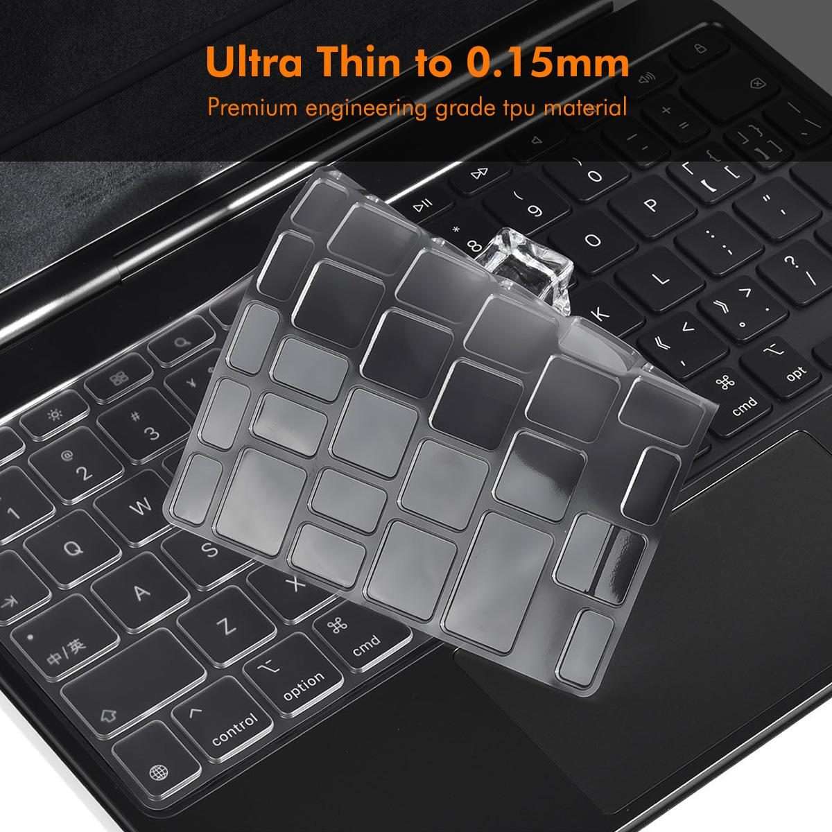 For iPad Pro 11 M4 2024 ENKAY US Version Magic Keyboard Cover Soft TPU Protective Film
