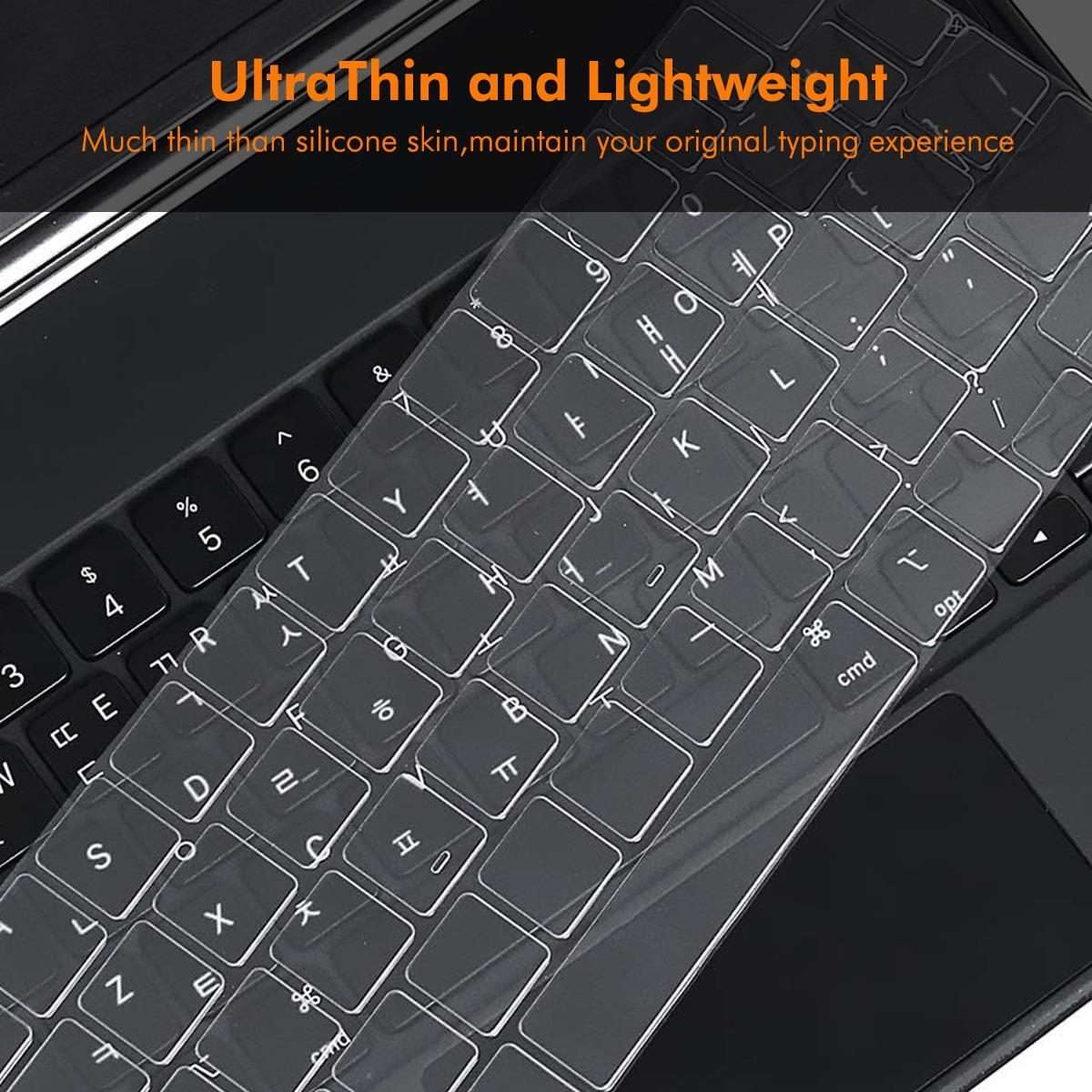 For iPad Air 13 (2024) / iPad Pro 12.9 (2022/2021/2020) ENKAY US Version Magic Keyboard Cover Soft