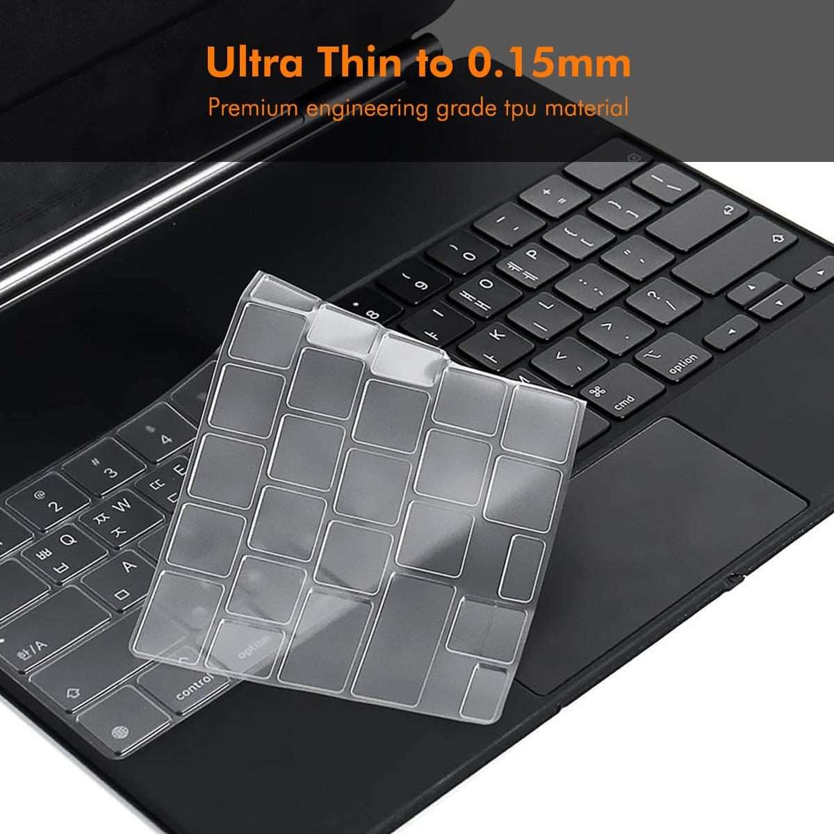 For iPad Air 13 (2024) / iPad Pro 12.9 (2022/2021/2020) ENKAY US Version Magic Keyboard Cover Soft