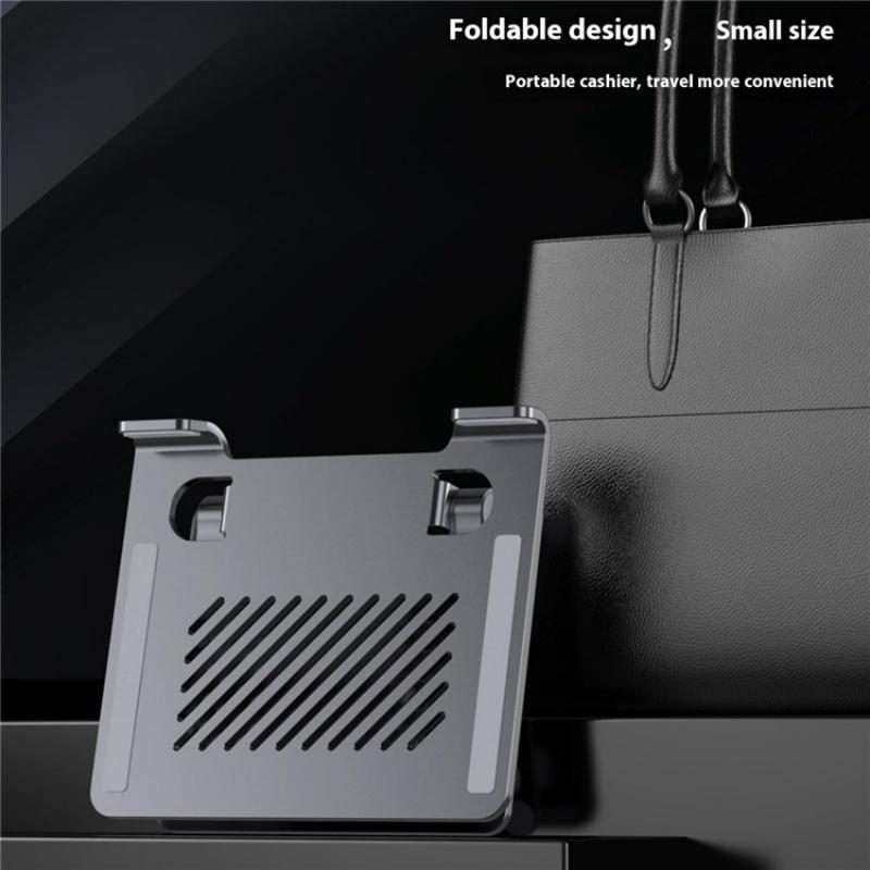 J26S Adjustable Foldable Desktop Tablet Alloy Steel Metal Stand(Silver)