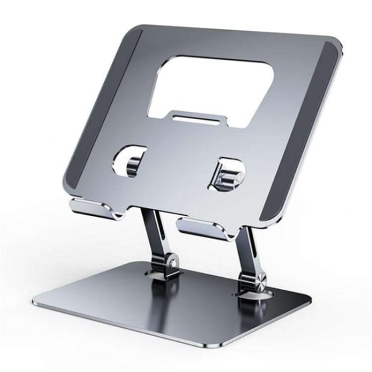 J18S 360 Degree Rotation Desktop Phone Tablet Alloy Steel Holder(Silver)