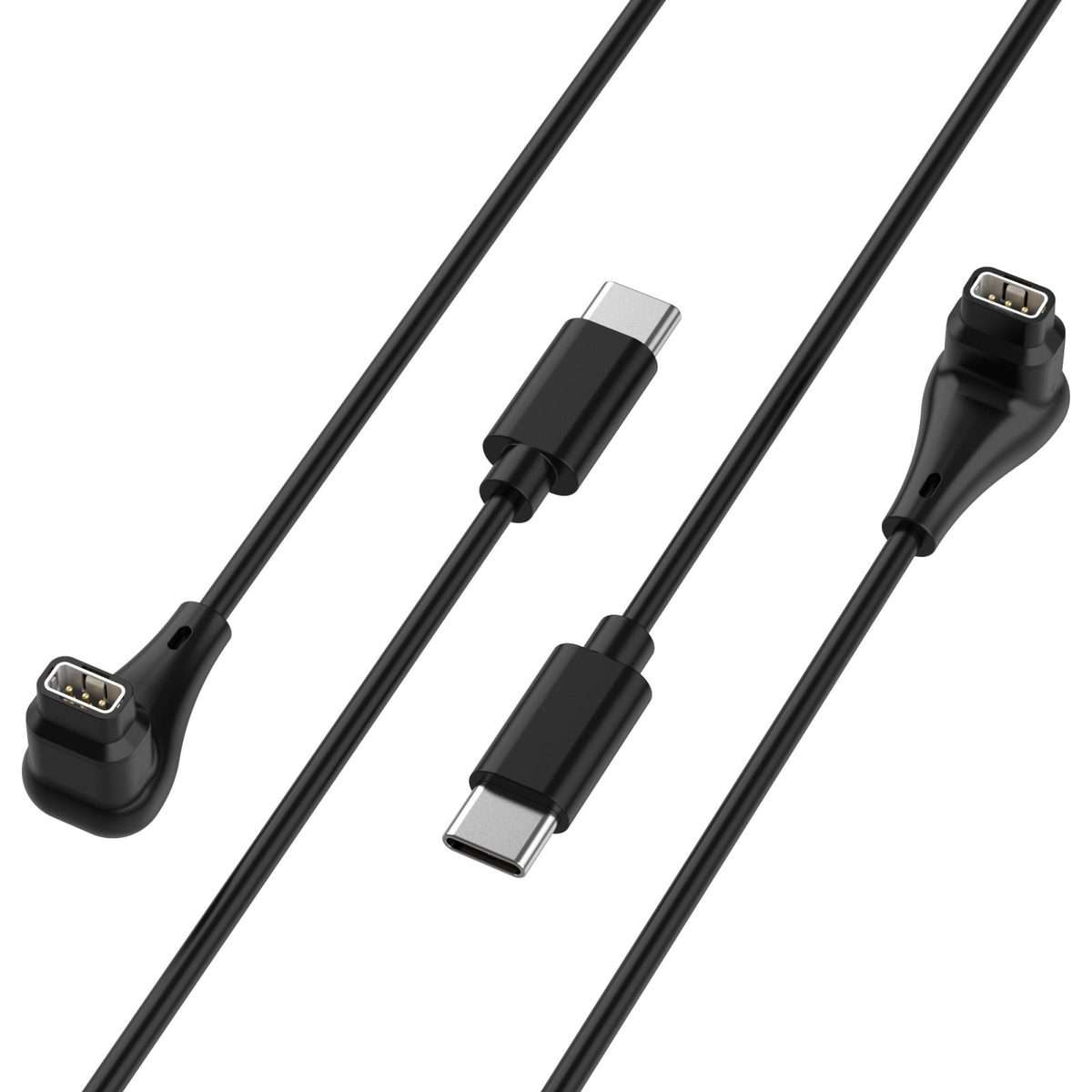 For COROS PACE 4 / APEX 4 / PACE Pro USB-C / Type-C Interface Smart Watch Charging Cab ... (Black)