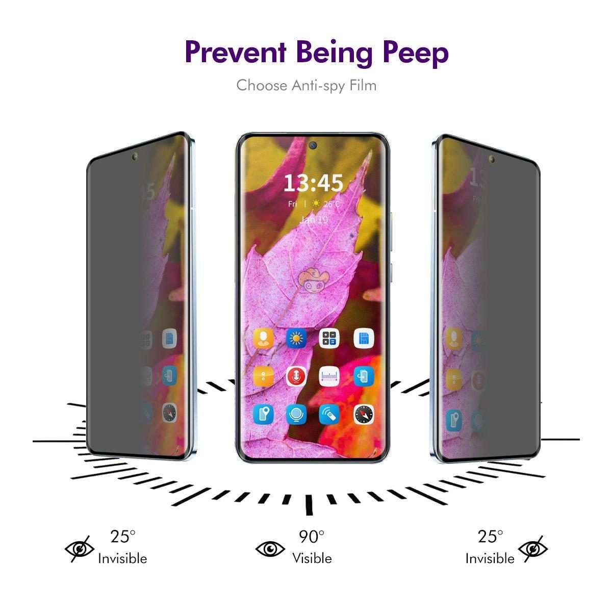 For Redmi Note 14 Pro+ / Note 13 Pro+ ENKAY Hat-Prince Easy Install Heat Bending Privacy Screen Te