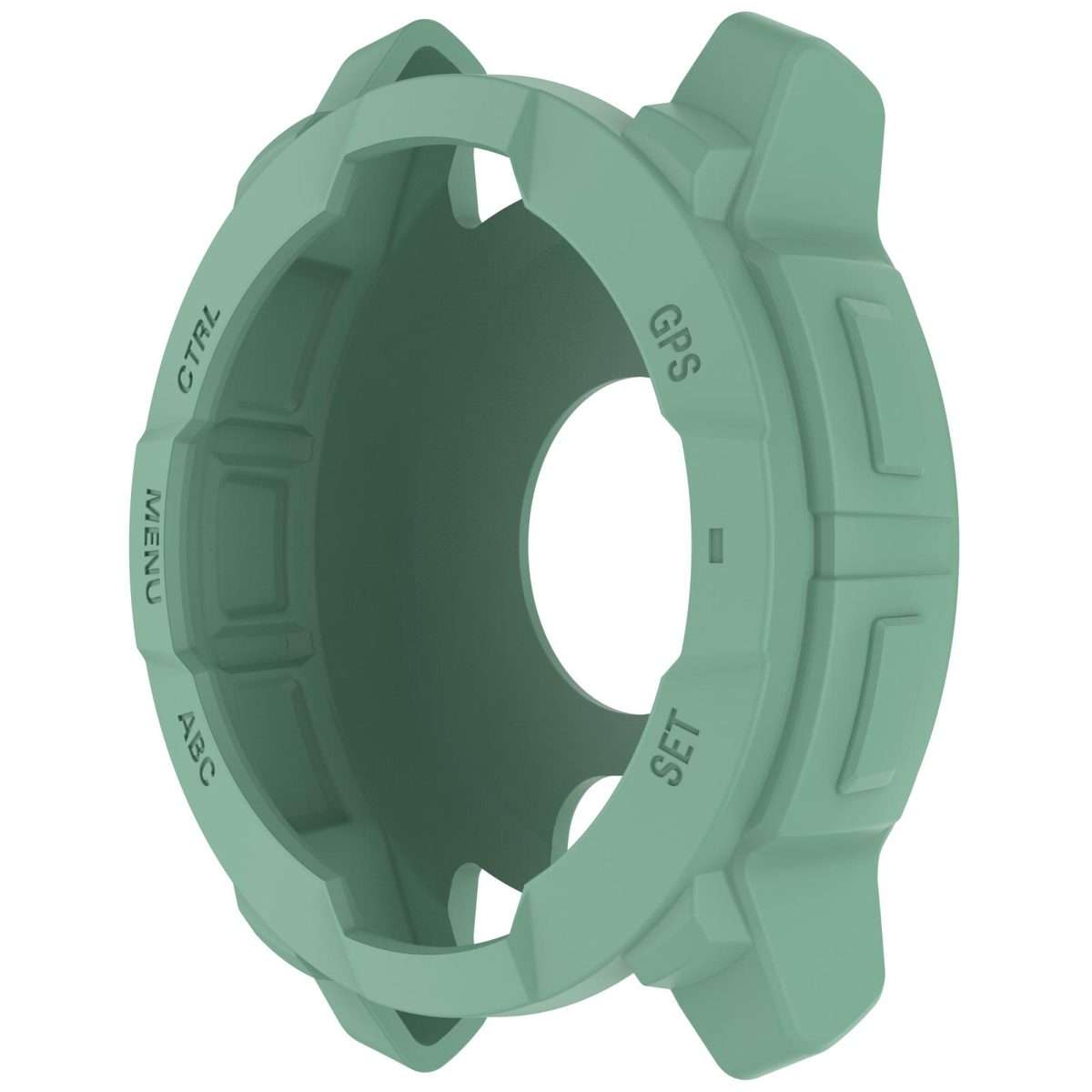 For Garmin Instinct 3 AMOLED / Solar 50mm Silicone Watch Protective Case(Forest Green)