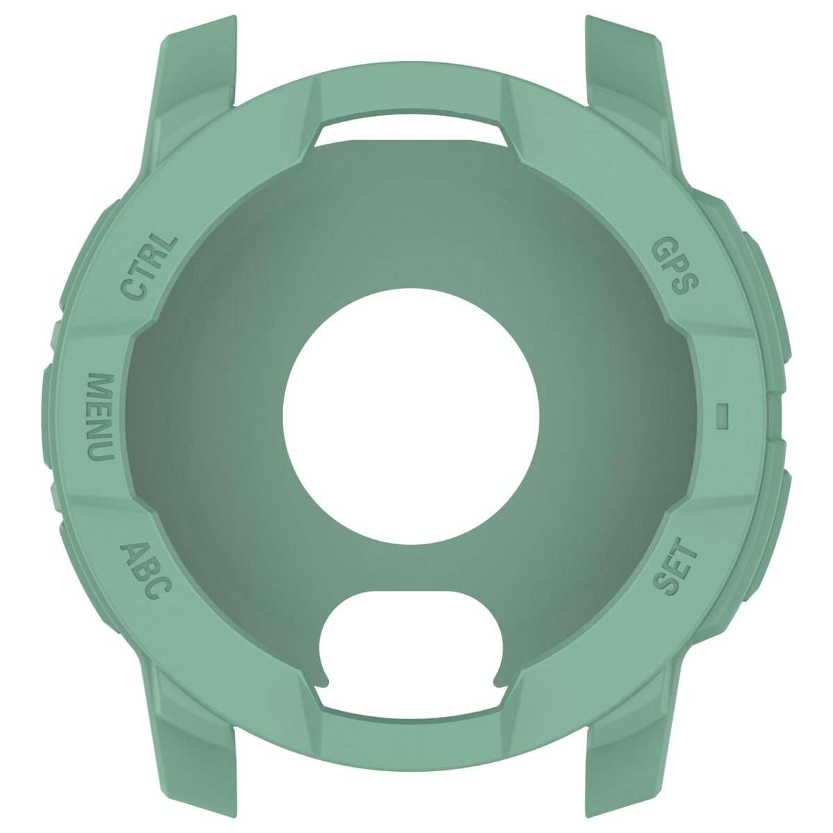 For Garmin Instinct 3 AMOLED / Solar 50mm Silicone Watch Protective Case(Forest Green)