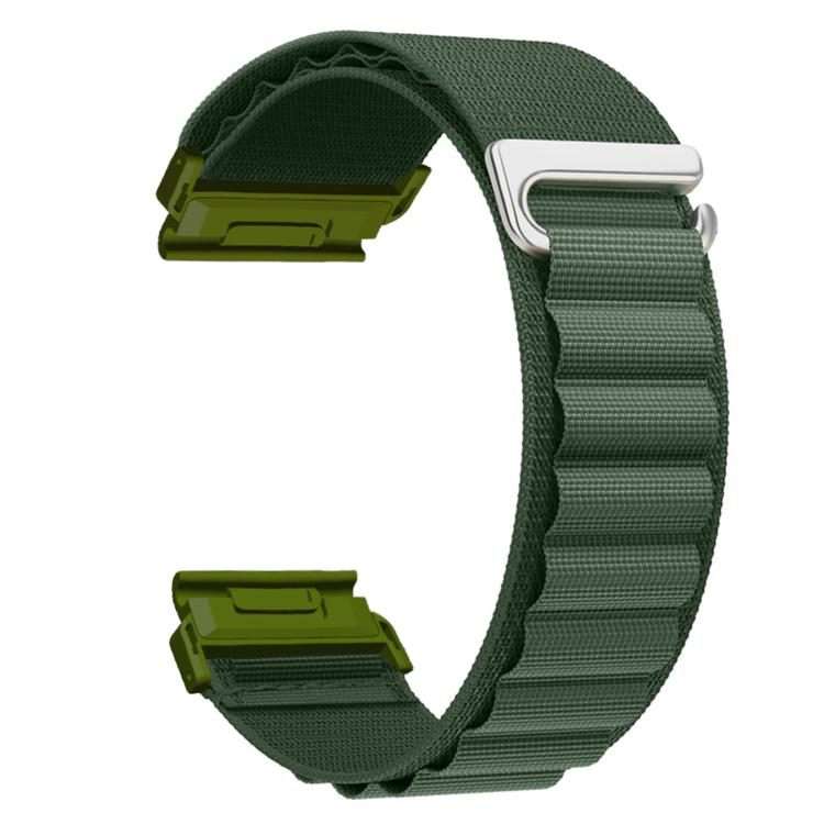 For Gamin 26mm Quick Release Nylon Watch Band(Army Green)