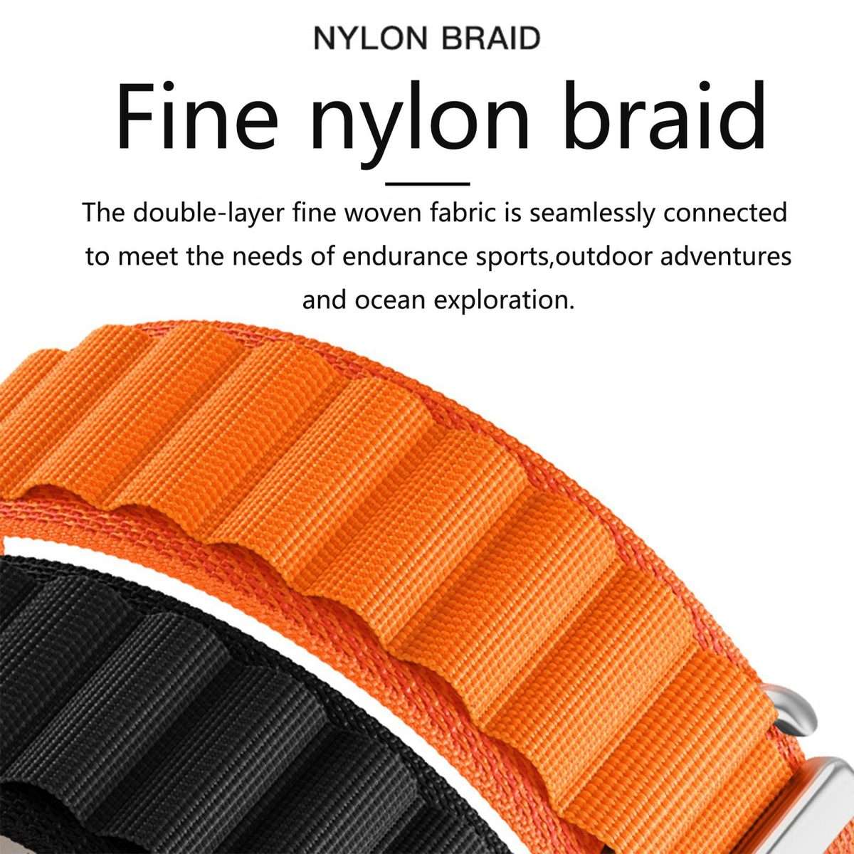 For Gamin 26mm Quick Release Nylon Watch Band(Red)