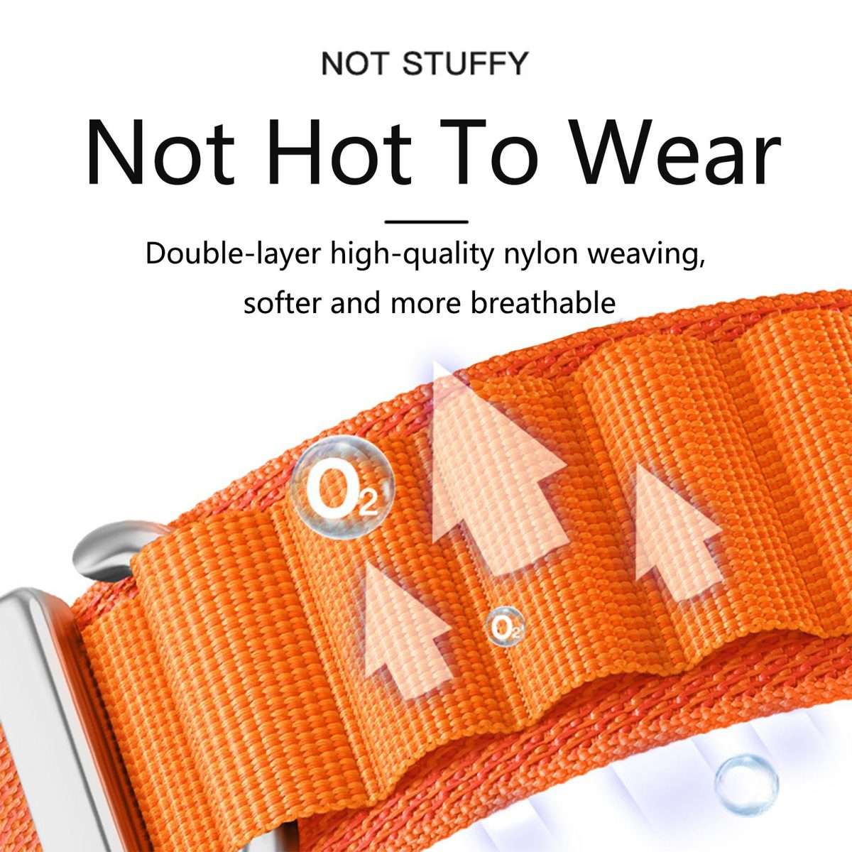 For Gamin 26mm Quick Release Nylon Watch Band(Red)