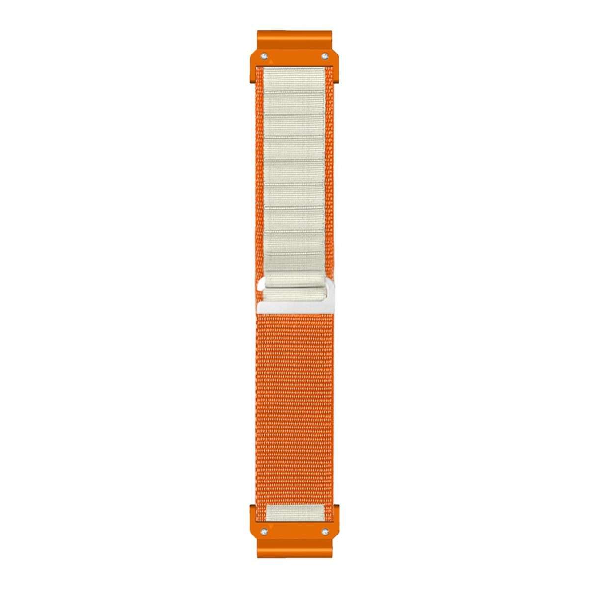 For Gamin 26mm Quick Release Nylon Watch Band(Orange Starlight)