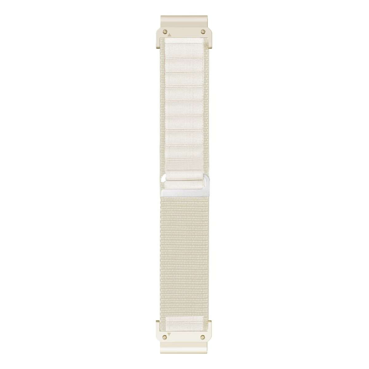For Gamin 26mm Quick Release Nylon Watch Band(Vintage White)