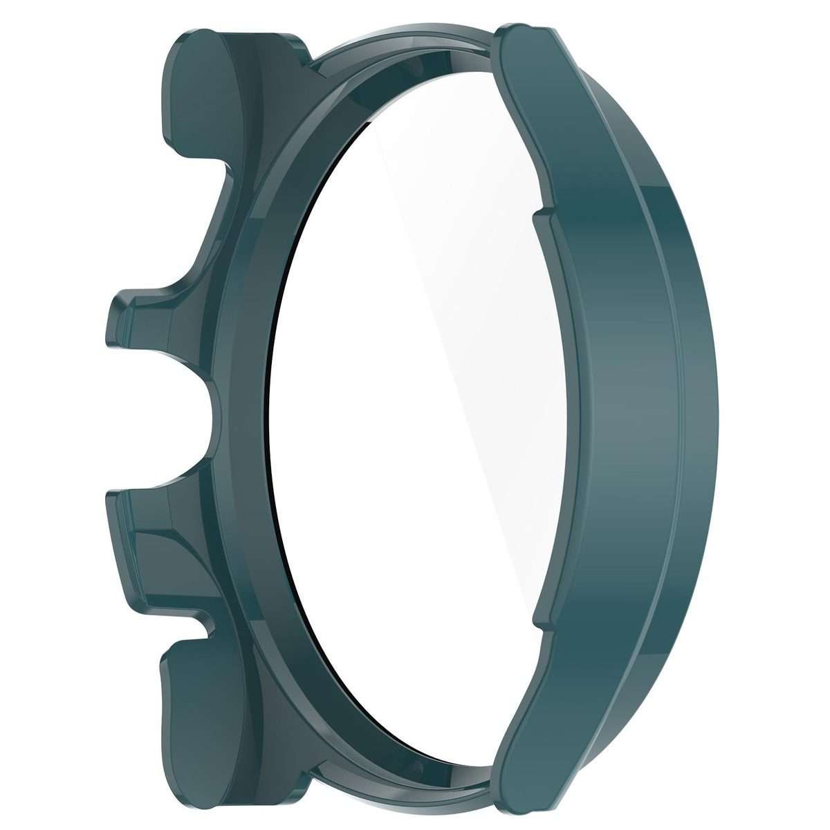 For Ticwatch Pro 5 Enduro Tempered Film Integrated PC Watch Protective Case(Pine Green)