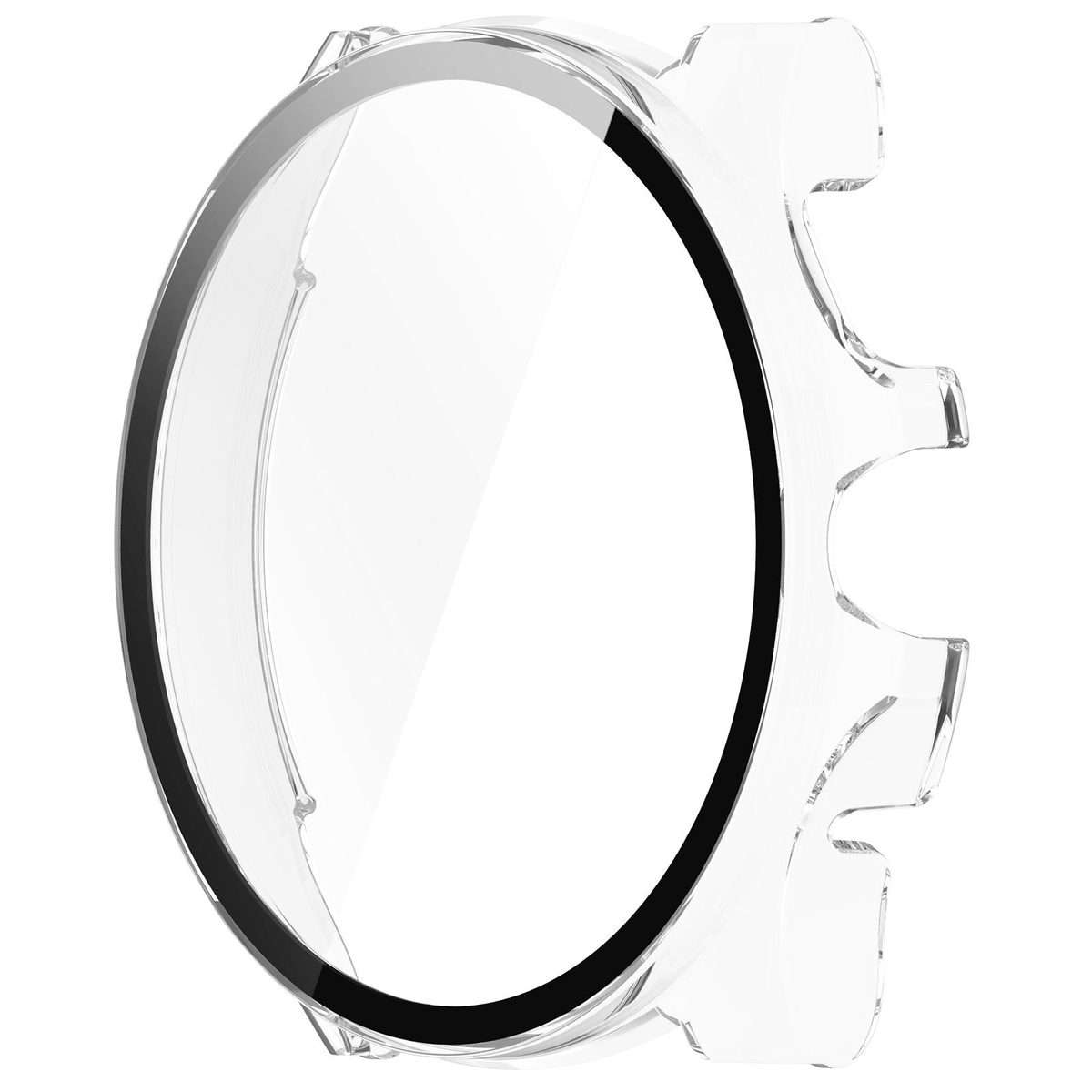 For Ticwatch Pro 5 Enduro Tempered Film Integrated PC Watch Protective Case(Transparent Color)