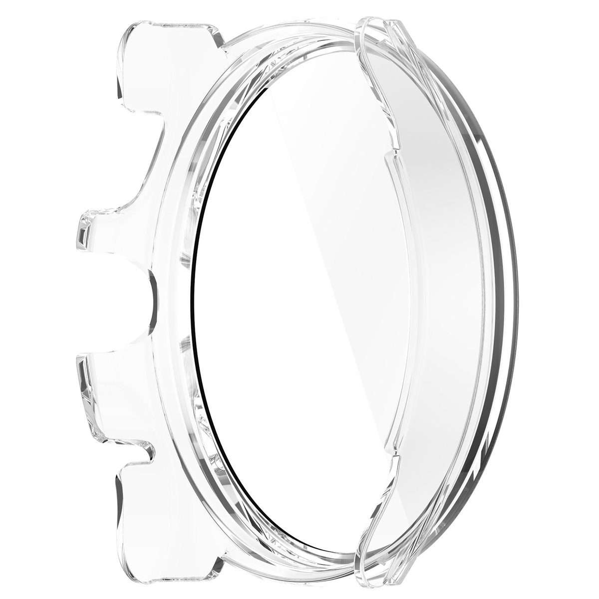 For Ticwatch Pro 5 Enduro Tempered Film Integrated PC Watch Protective Case(Transparent Color)