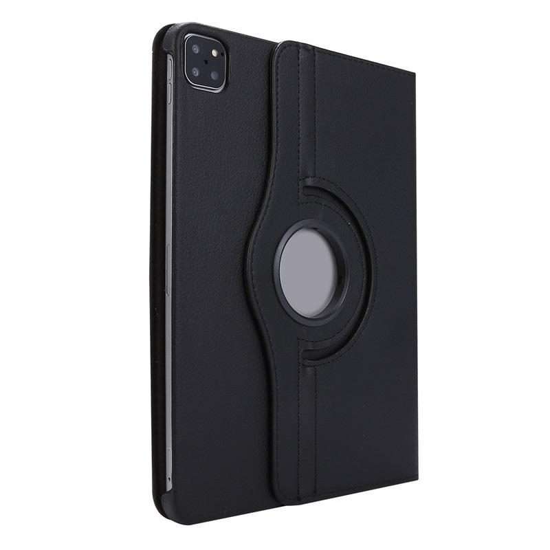 For iPad Pro 11 2025 / 2024 ENKAY 360 Degree Rotation Litchi Leather Smart Tablet Case(White)