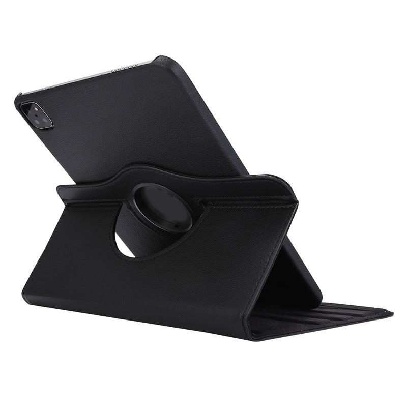 For iPad Pro 11 2025 / 2024 ENKAY 360 Degree Rotation Litchi Leather Smart Tablet Case(White)