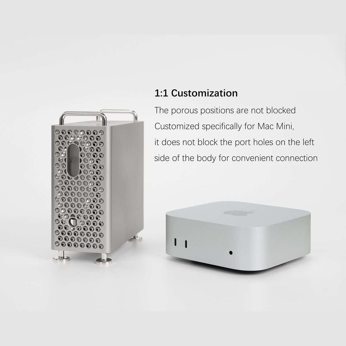 For MAC MINI M4/M4 Pro Computer Case Protective Case(Selviry)