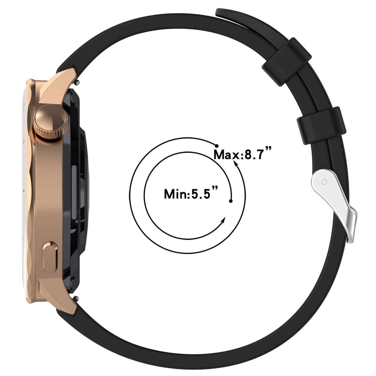 18mm Rhombus Texture Quick Release Buckle Silicone Watch Band(White)