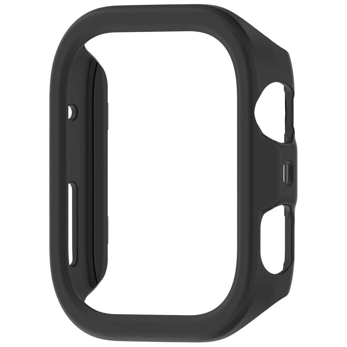 For Huawei Watch Fit 4 Pro Half Coverage Hollow PC Watch Protective Case(Black)