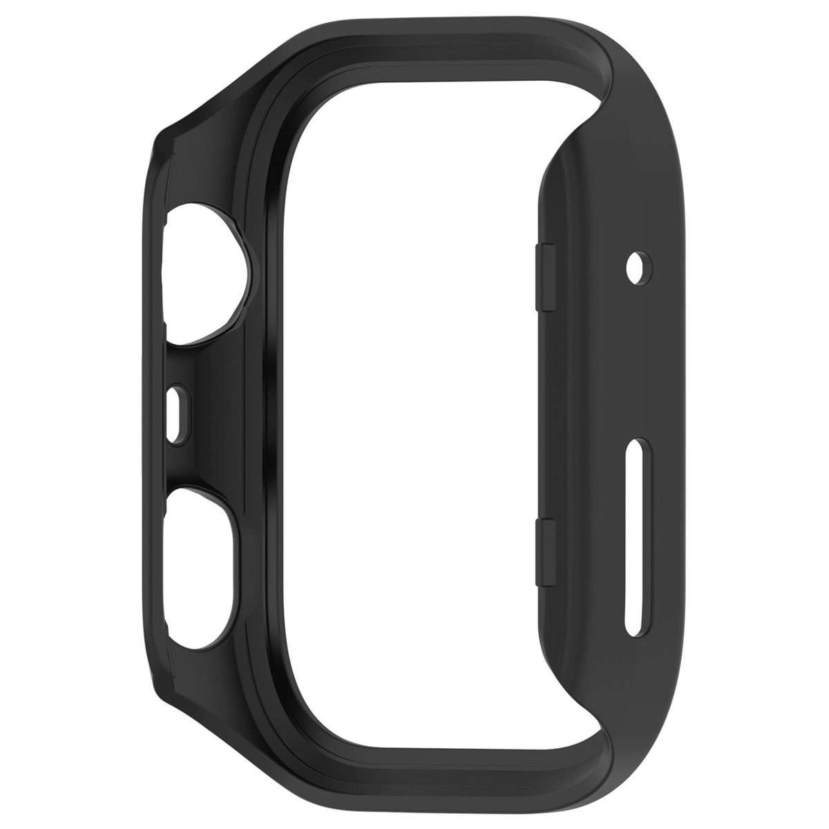 For Huawei Watch Fit 4 Pro Half Coverage Hollow PC Watch Protective Case(Black)