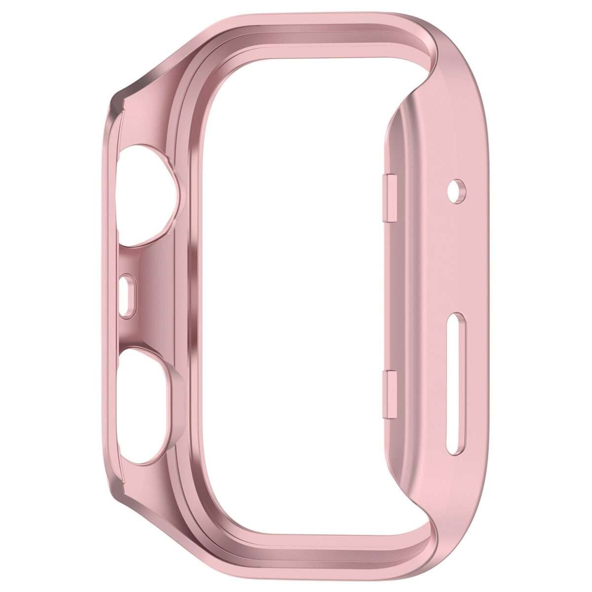 For Huawei Watch Fit 4 Pro Half Coverage Hollow PC Watch Protective Case(Rose Pink)