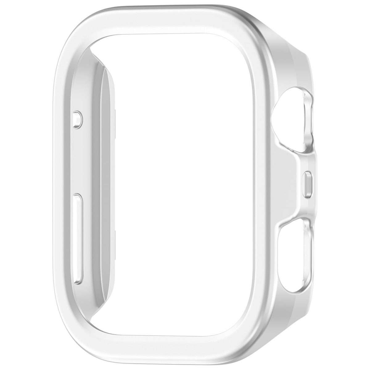 For Huawei Watch Fit 4 Pro Half Coverage Hollow PC Watch Protective Case(Silver)