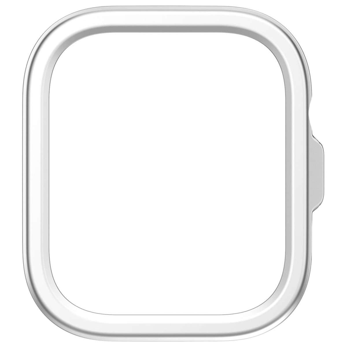 For Huawei Watch Fit 4 Pro Half Coverage Hollow PC Watch Protective Case(Silver)