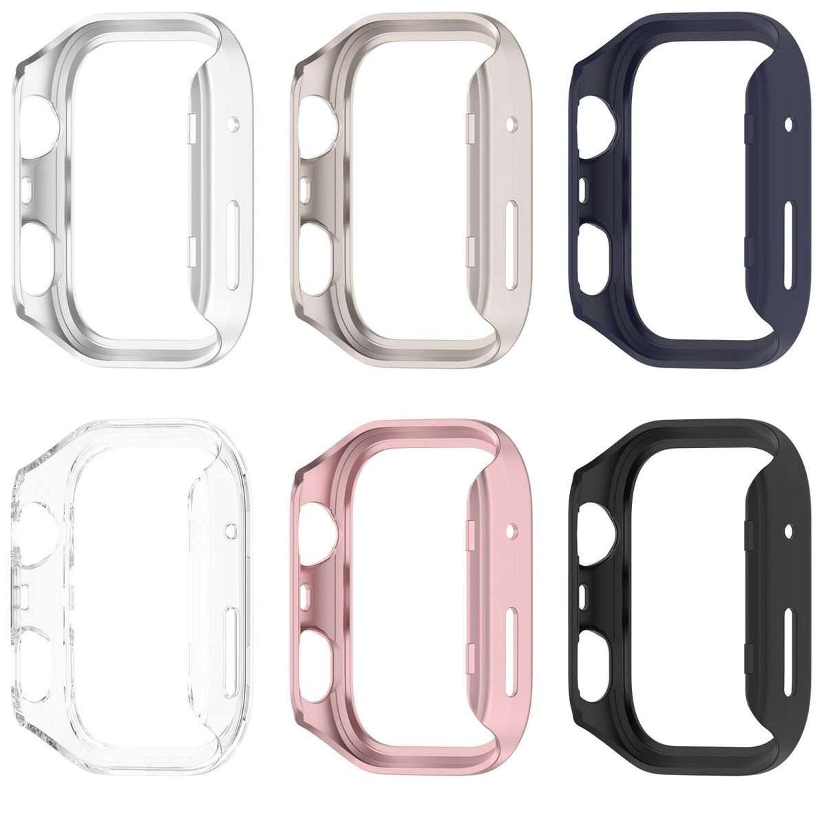 For Huawei Watch Fit 4 Pro Half Coverage Hollow PC Watch Protective Case(Silver)
