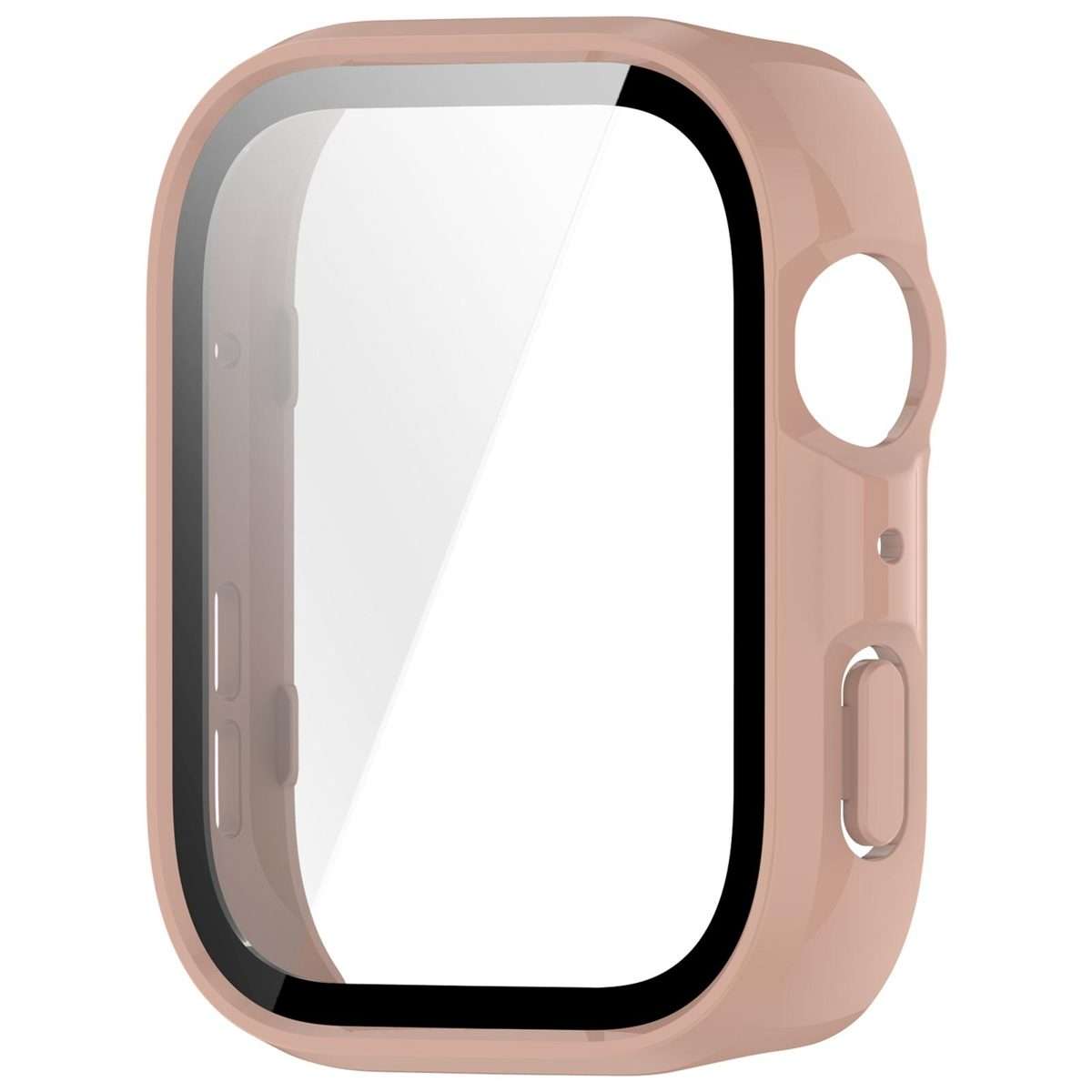 For Huawei Watch Fit 4 Pro Tempered Film Integrated PC Watch Protective Case(Cherry Pink)
