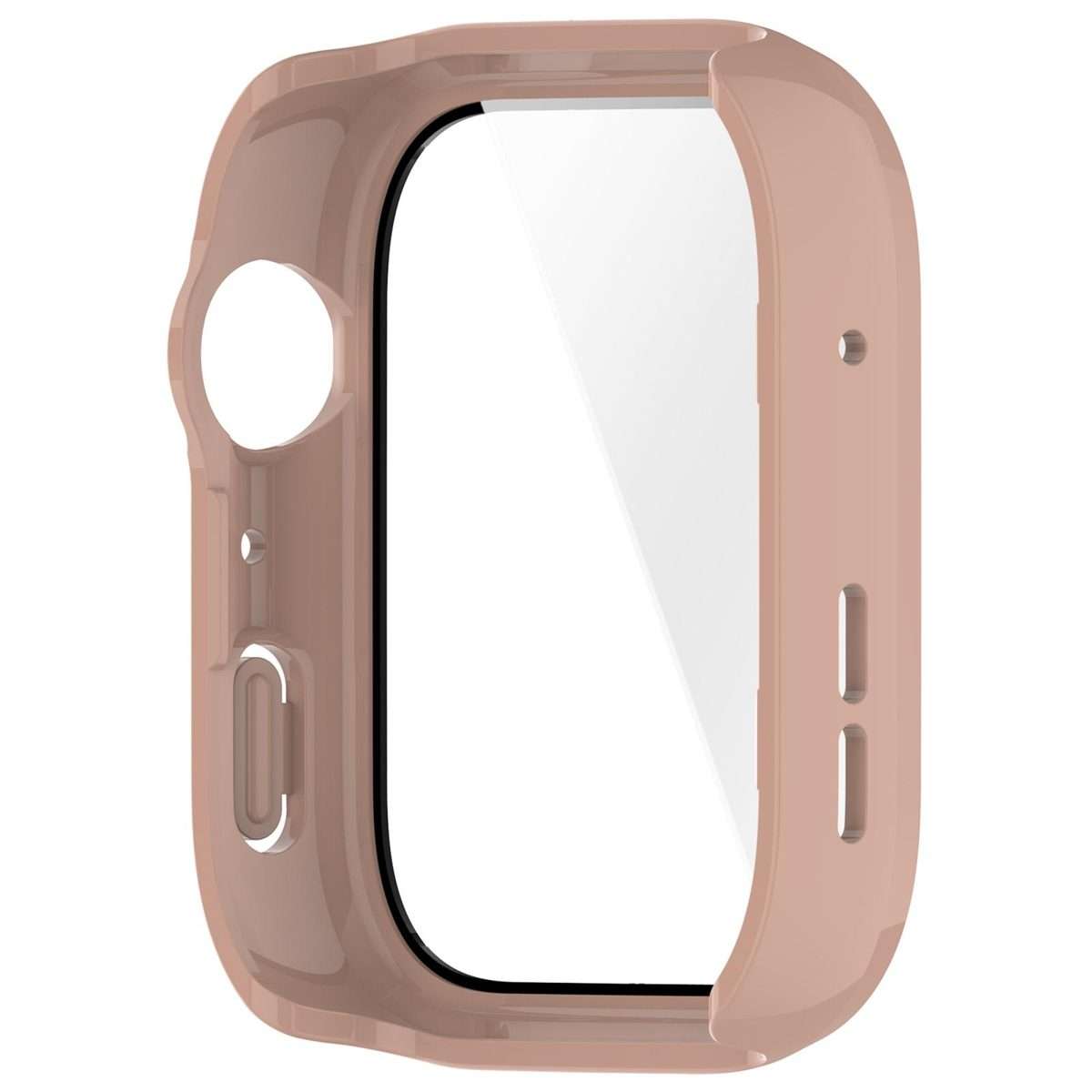 For Huawei Watch Fit 4 Pro Tempered Film Integrated PC Watch Protective Case(Cherry Pink)