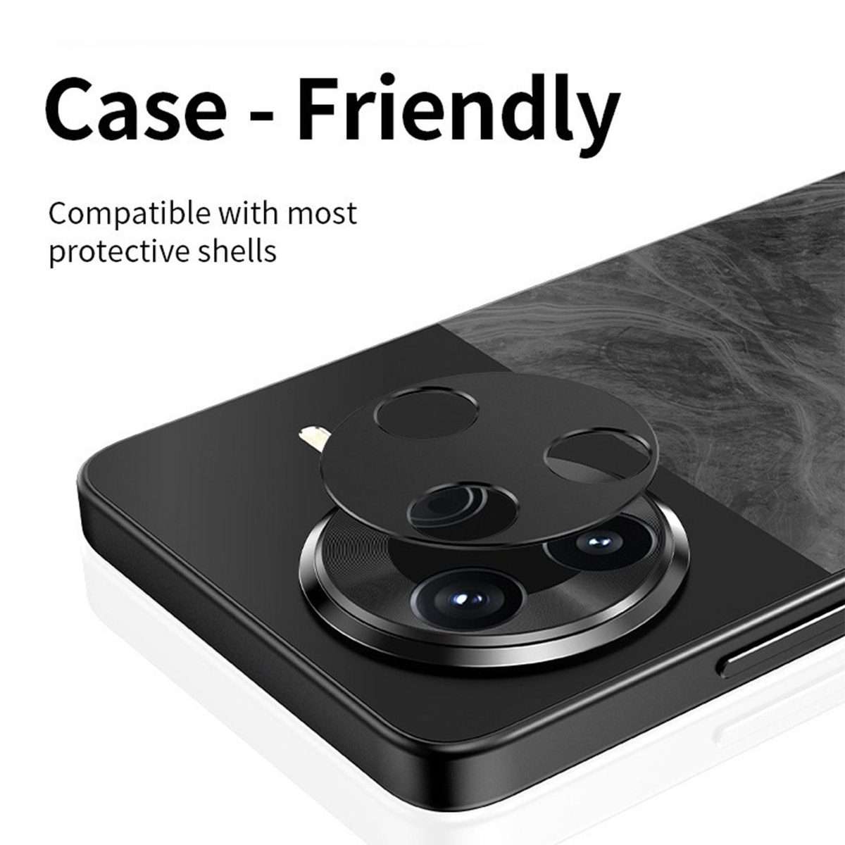 For Redmi K80 Pro Kalebol Metal Hollow Lens Protection Ring