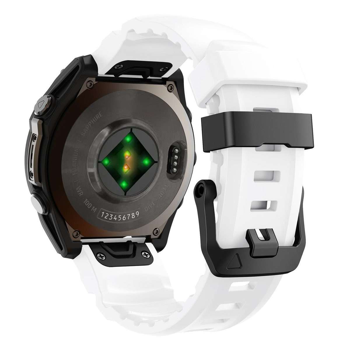 For Gamin 26mm Wild Trail Sport Silicone Watch Band(White)