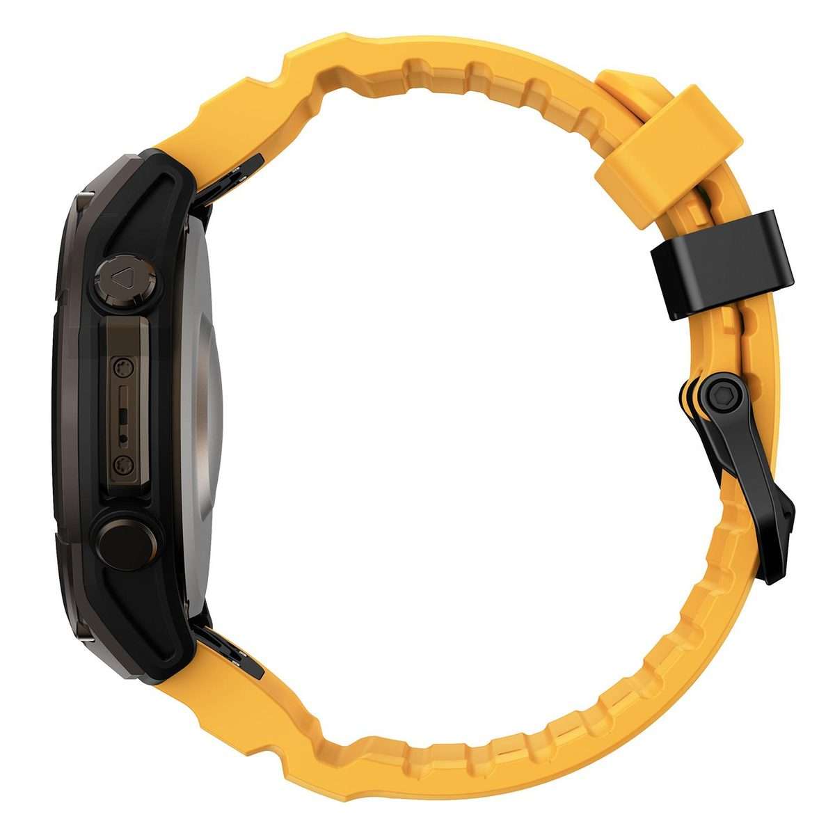 For Gamin 26mm Wild Trail Sport Silicone Watch Band(Daylight Yellow)