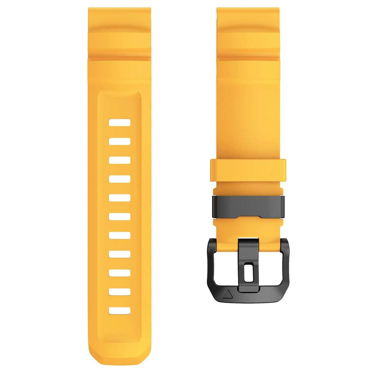 For Gamin 26mm Wild Trail Sport Silicone Watch Band(Daylight Yellow)