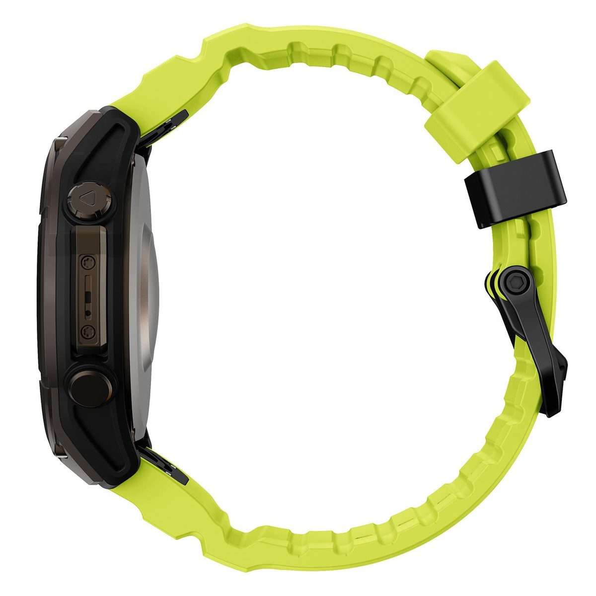 For Gamin 26mm Wild Trail Sport Silicone Watch Band(Lime)