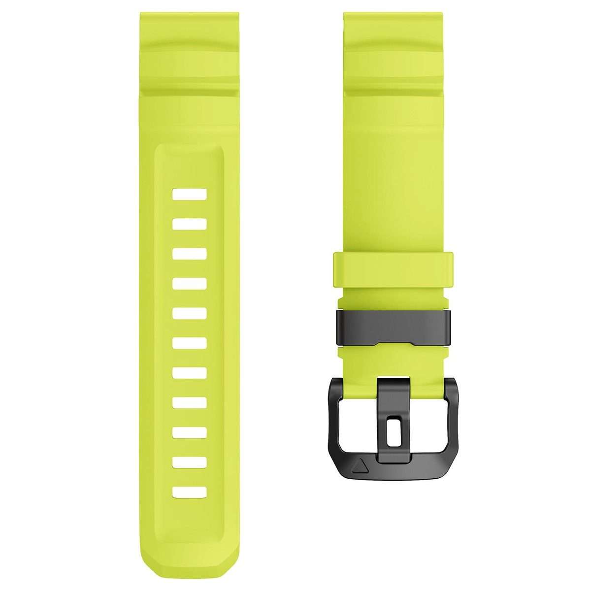 For Gamin 26mm Wild Trail Sport Silicone Watch Band(Lime)