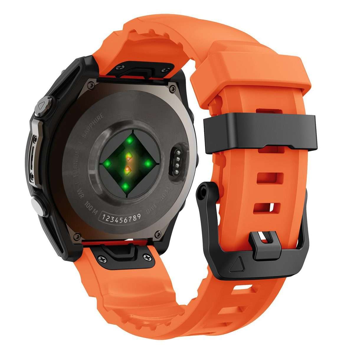 For Gamin 26mm Wild Trail Sport Silicone Watch Band(Orange)