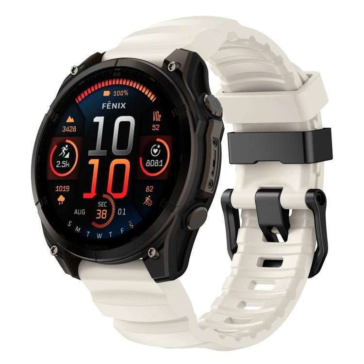 For Gamin 26mm Wild Trail Sport Silicone Watch Band(Starlight)