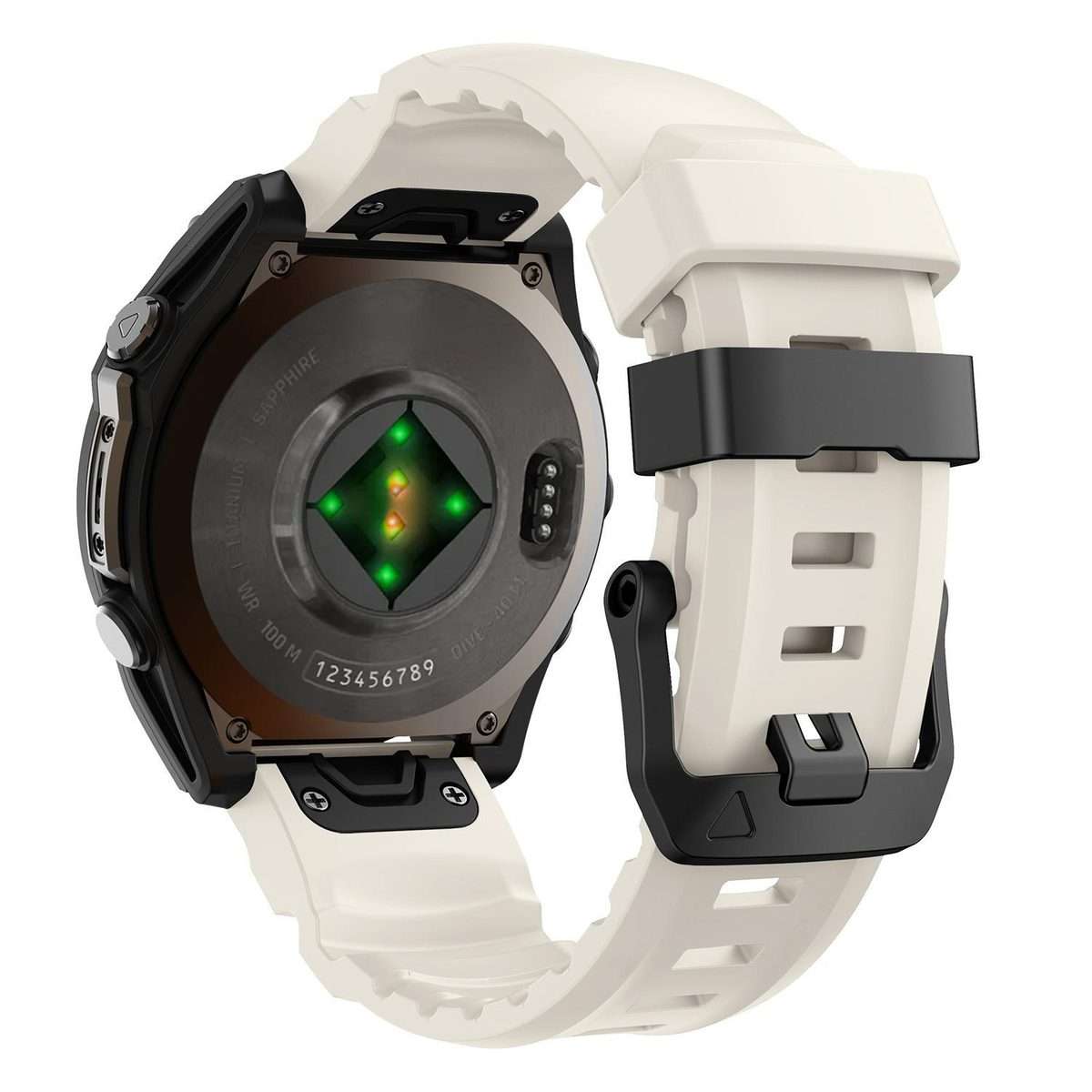 For Gamin 26mm Wild Trail Sport Silicone Watch Band(Starlight)