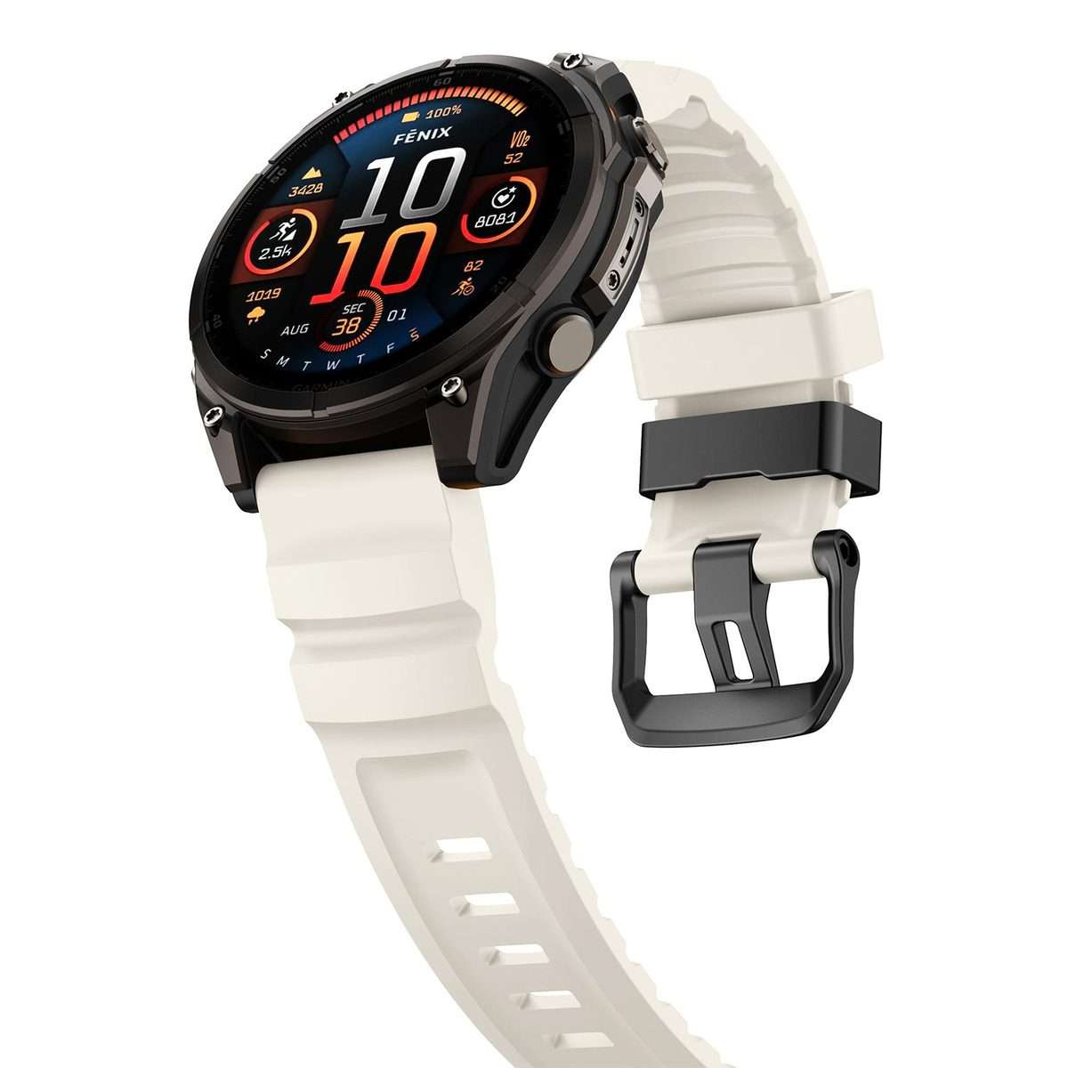 For Gamin 26mm Wild Trail Sport Silicone Watch Band(Starlight)