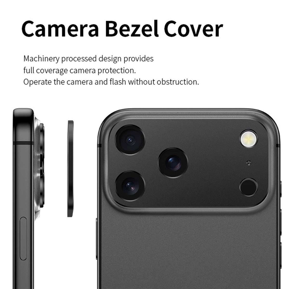 For iPhone 17 Pro Max Kalebol Metal Hollow Lens Protection Ring