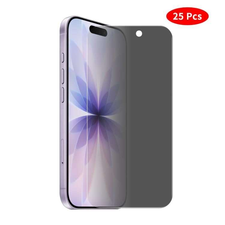 For iPhone 17 Pro Max JUNSUNMAY 25pcs Privacy Screen Protector Tempered Glass Film