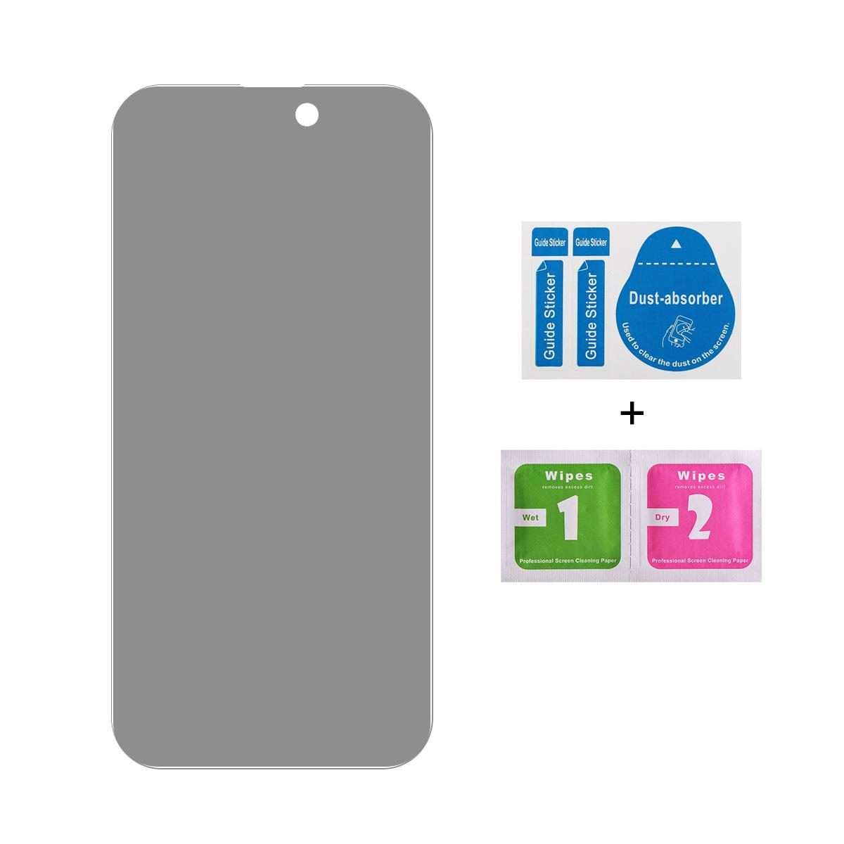 For iPhone 17 Pro Max JUNSUNMAY 25pcs Privacy Screen Protector Tempered Glass Film