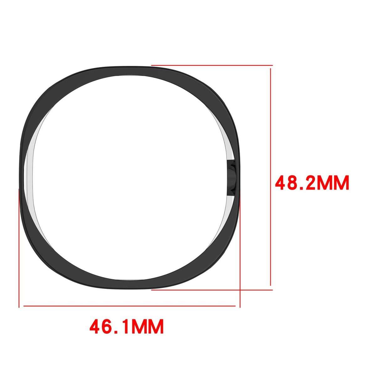 For Samsung Galaxy Watch8 Classic 46mm Half Coverage Hollow TPU Watch Pro ... (Electroplated Pink)