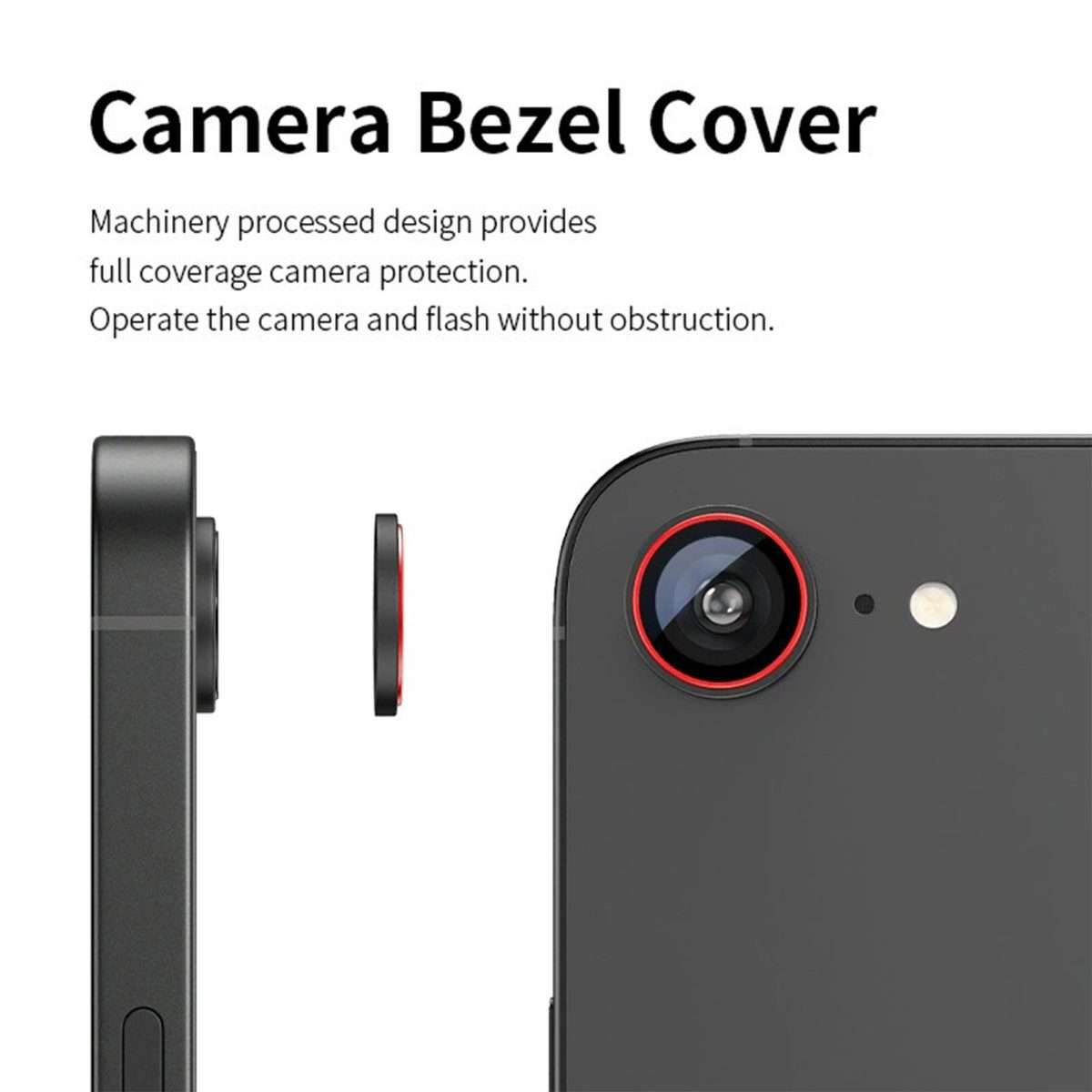 For iPhone 17e / 16e Kalebol Precise Alignment Stepped Eagle Eye Metal Lens Film(White)
