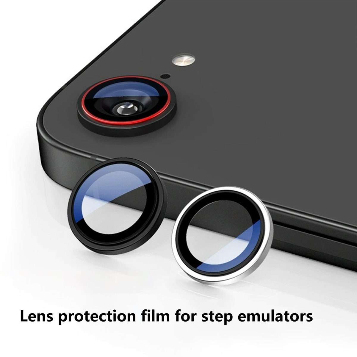 For iPhone 17e / 16e Kalebol Precise Alignment Stepped Eagle Eye Metal Lens Film(Black)
