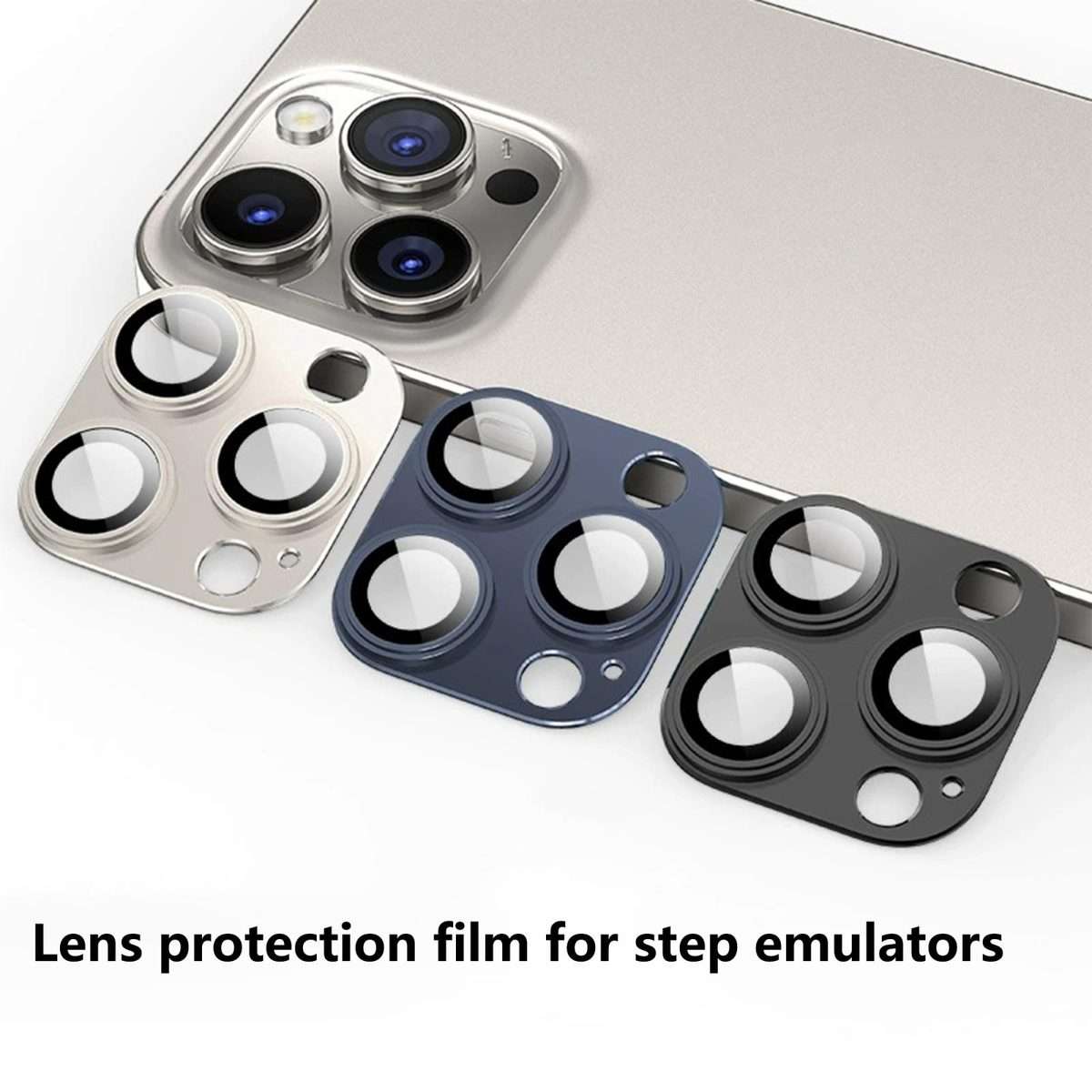 For iPhone 15 Plus Kalebol Precise Alignment Stepped Eagle Eye Metal Lens Film(Blue)